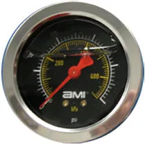 0-60 PSI Panel Mount Liquid Filled Pressure Gauge