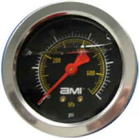 0-60 PSI Panel Mount Liquid Filled Pressure Gauge