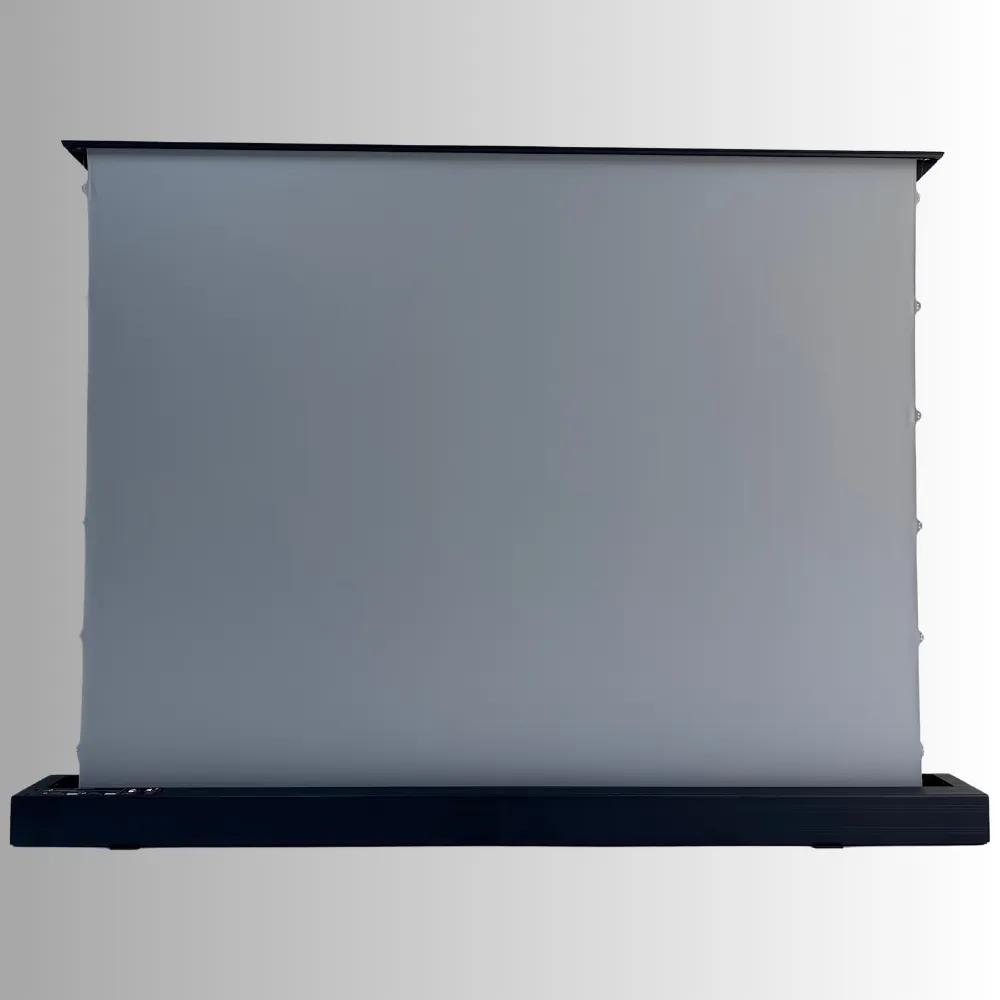 100"-120" Electric Floor Rising Tension Indoor Screen w/ Smart Voice Control
