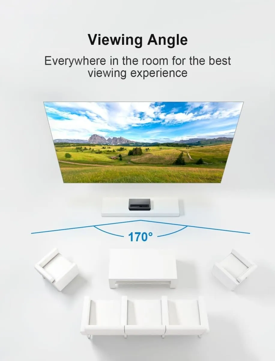 120 inch Nothing Projector Black Series ALR Ultra Short Throw Projector Screen