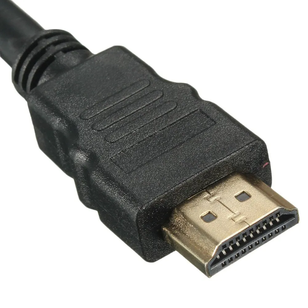 1.5m HDMI Male to 3 RCA TV Cable 3RCA (Yellow Red White) AV Video Audio Converter Adapter 1080P TV Box TV Box TO HDTV