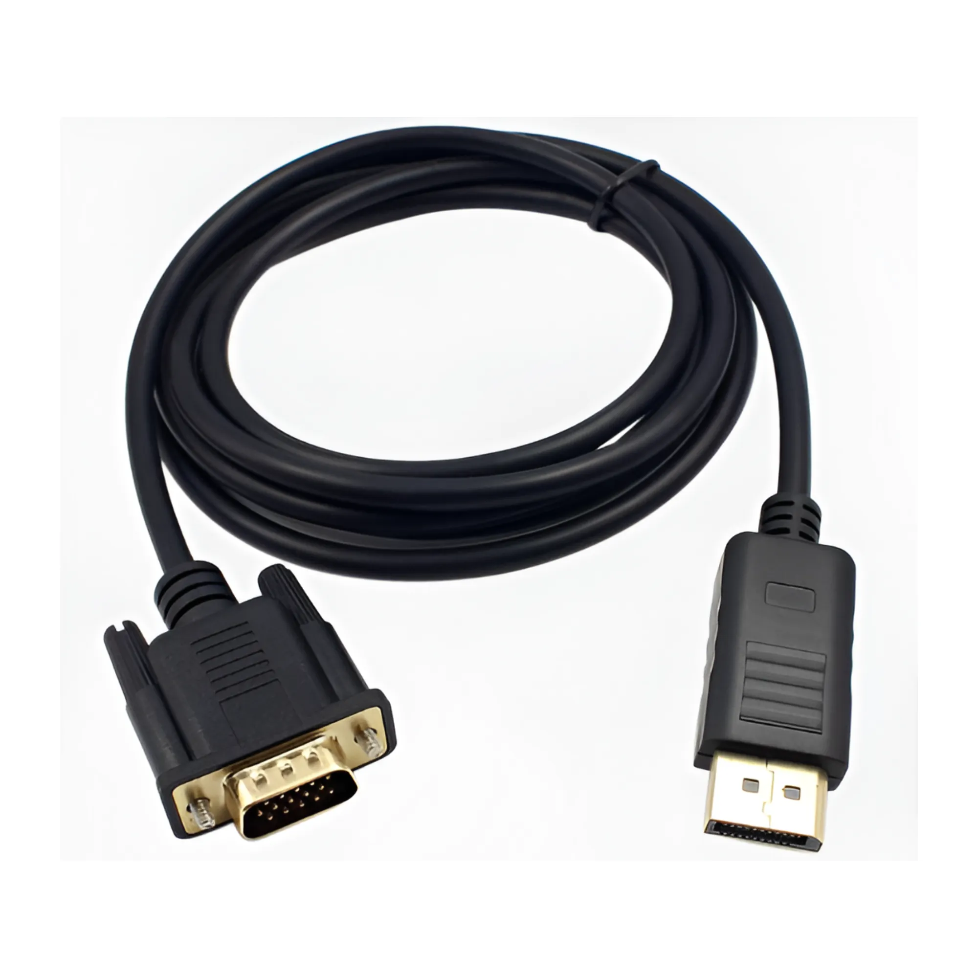 1.8m Male VGA to Displayport Adapter Gold Plated Cable WLW-110