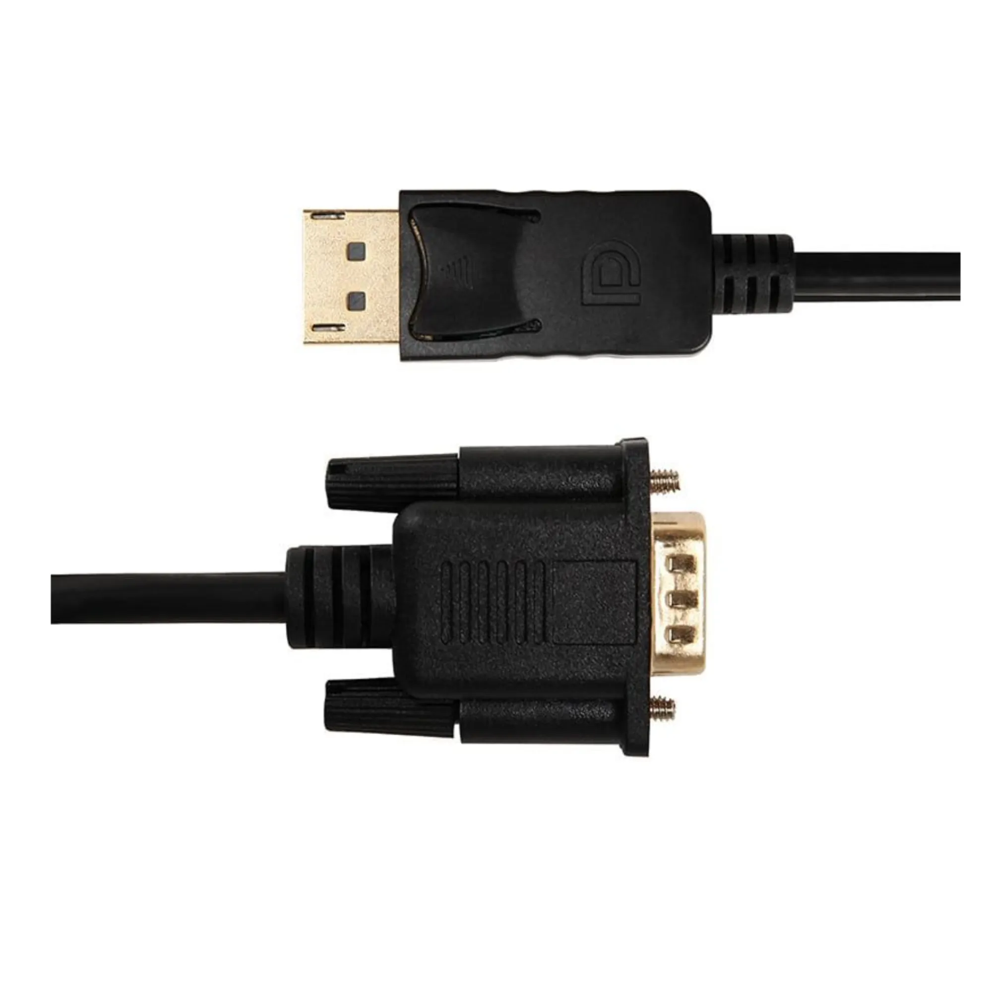 1.8m Male VGA to Displayport Adapter Gold Plated Cable WLW-110