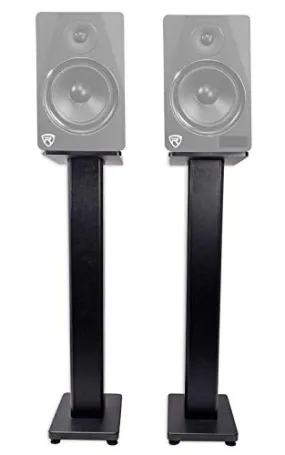 2 Rockville RHTSB 36" Inch Bookshelf Speaker Stands Surround Sound Home Theater