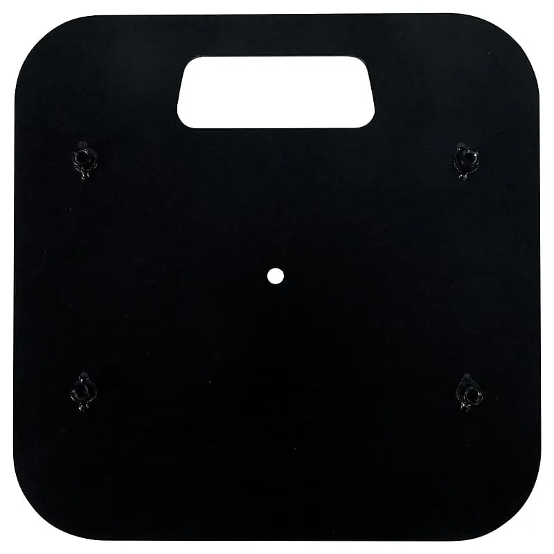(2) Rockville RTP33-TV White/Black Totem DJ Speaker/Lighting Stands with TV Mount (2) RTP33-TV (2) BLACK TOTEM PLATES