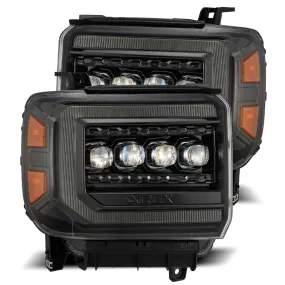 2014-2018 GMC Sierra NOVA-Series LED Projector Headlights Alpha-Black Alpha-Rex 880616