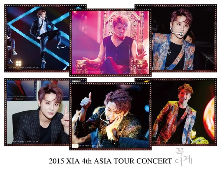 2015 JYJ XIA JUNSU 4TH ASIA TOUR CONCERT [JUST LIKE YESTERDAY] IN YOKOHAMA 3DISC 6POSTER(ON PACK)