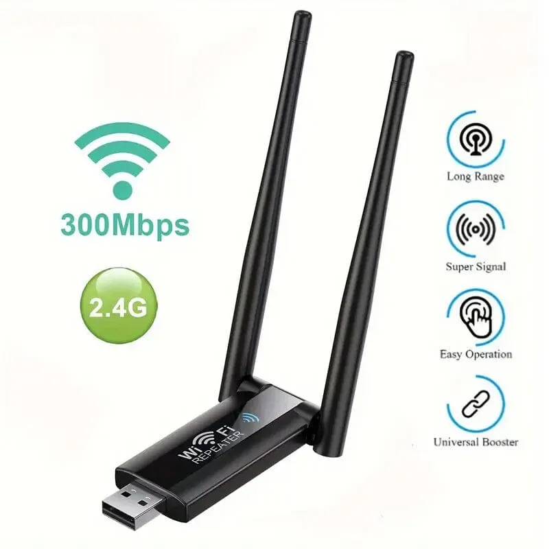 300Mbps USB Wi-Fi Repeater