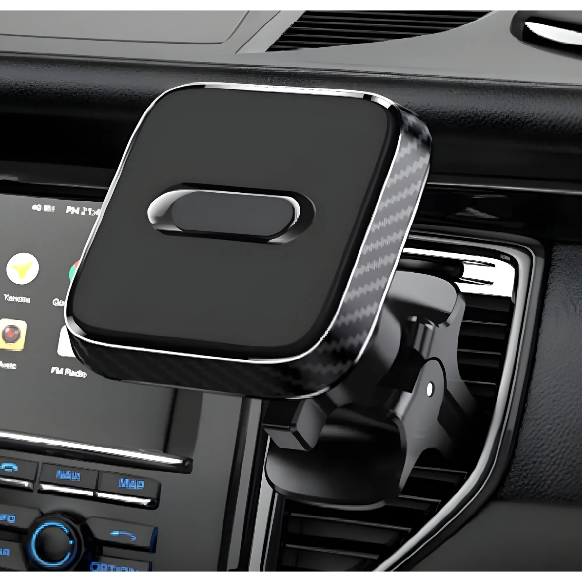 360-Degrees Car Air Vent Mount Universal Magnetic Phone Holder Clip As-50482