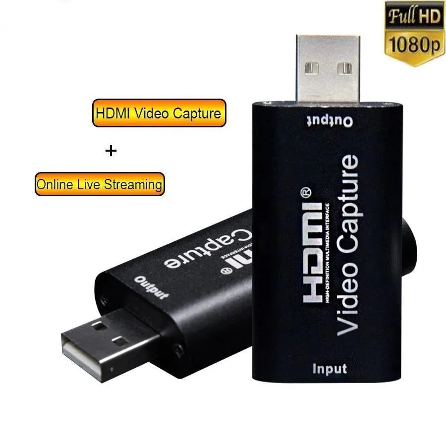 4K 1080P HDMI To USB 2.0 Video Capture Game Recording Box for PC Youtube OBS Streaming