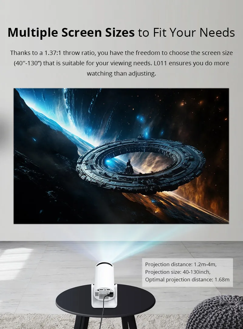 4K Android Projector Bluetooth | 200ANSI Outdoor Projector