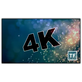 4K Thin Bezel Series 16:9 112" High Contrast Grey Non-Coated MicroPerf
