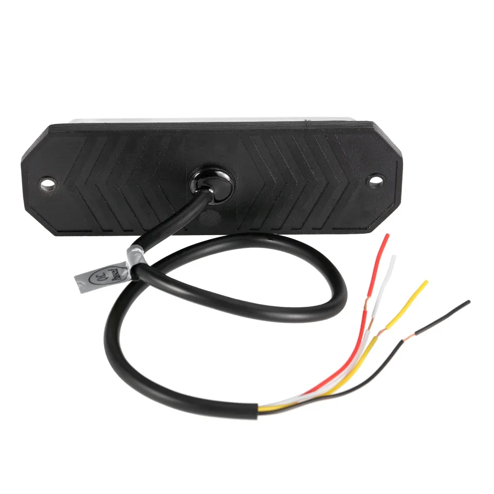 (4PSC/SET) 24LED Emergency Surface Mount Grill Strobe Light for Trucks Vehicles ATV RV Cars Van