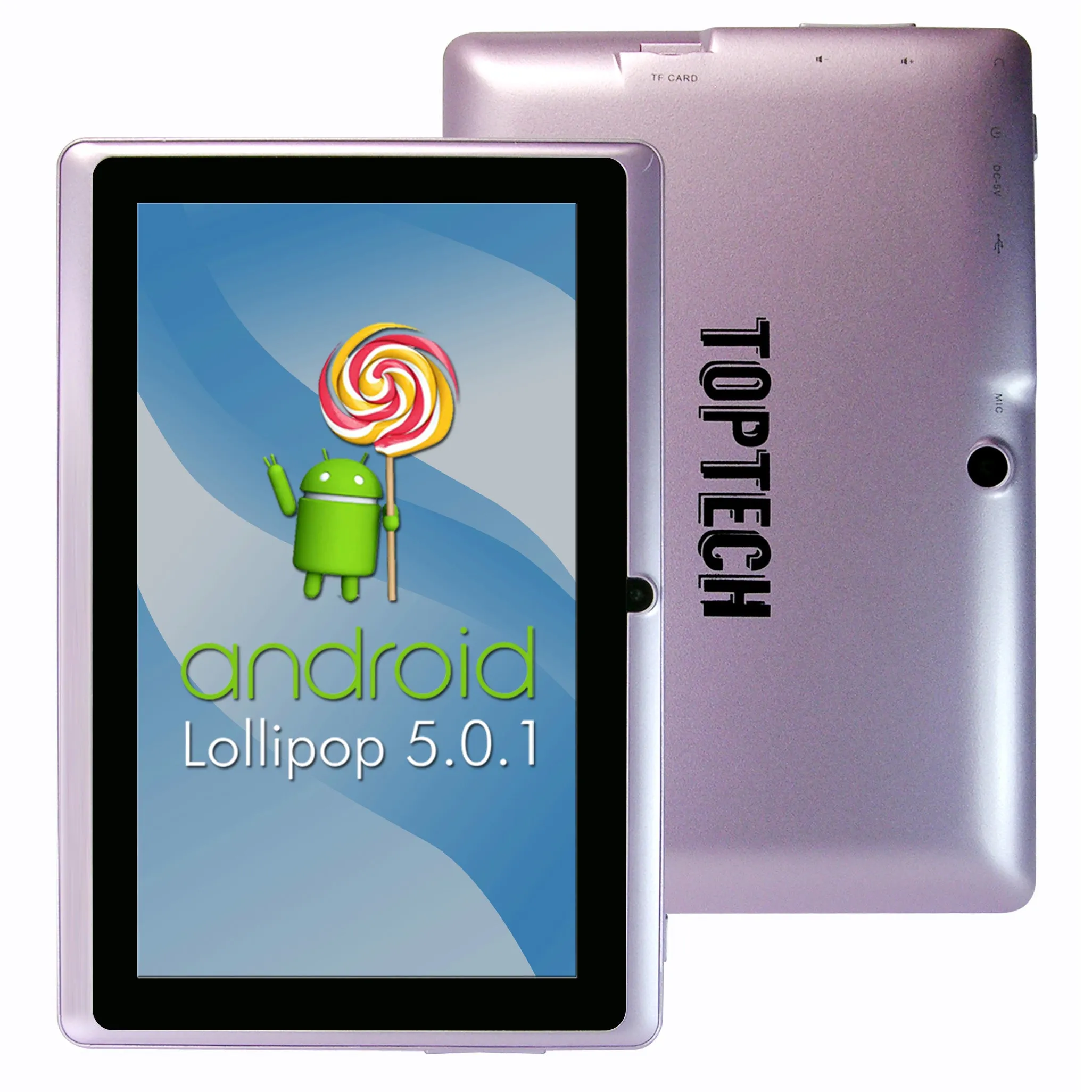 7-Inch Tablet PC with Dual Cameras and Expandable Memory