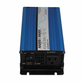 Aims Power - 300 Watt Pure Sine Inverter - 24 VDC 120 VAC 60Hz - PWRI30024S