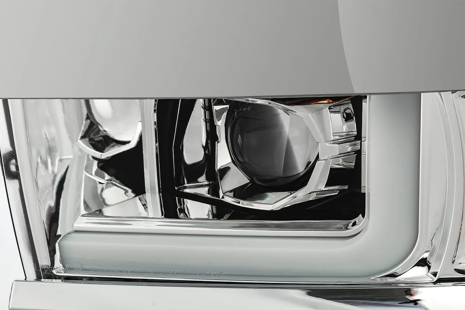 AlphaRex Projector Headlights Chevy Silverado 2500HD/3500HD (2015-2019) Pro Series - Sequential Turn - Black/Chrome/Jet Black