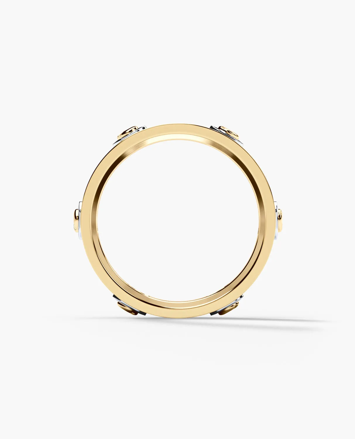 AMADOR Two-Tone Gold Ring