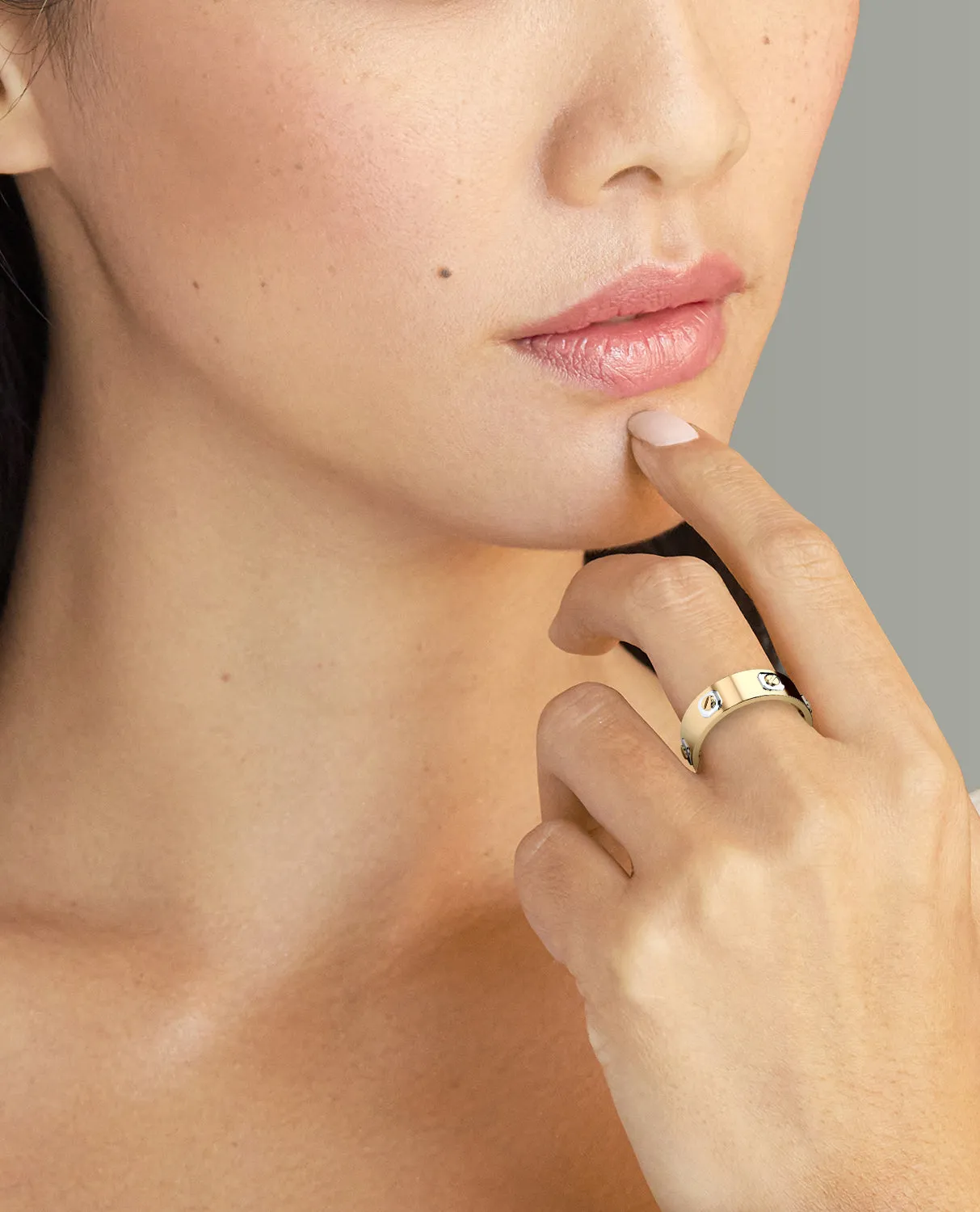 AMADOR Two-Tone Gold Ring