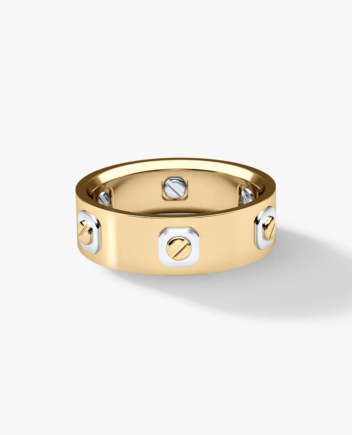 AMADOR Two-Tone Gold Ring