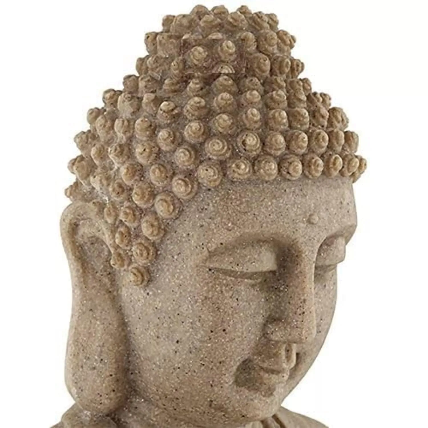 ANAVADYA Lotus Buddha Water Fountain for Home, Office, Garden | Polyresin Table Top Indoor Outdoor Water Fountain with LED Lights for Home Decor Decoration Showpiece Gift (18 X 18 X 30Cm)