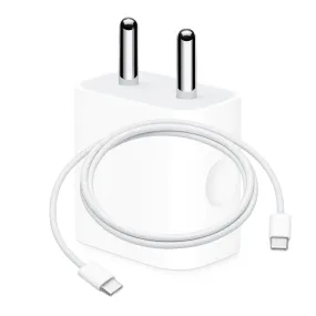 Apple 20W USB-C Charger For iPhone 16 Series (Adapter With Braided Cable)
