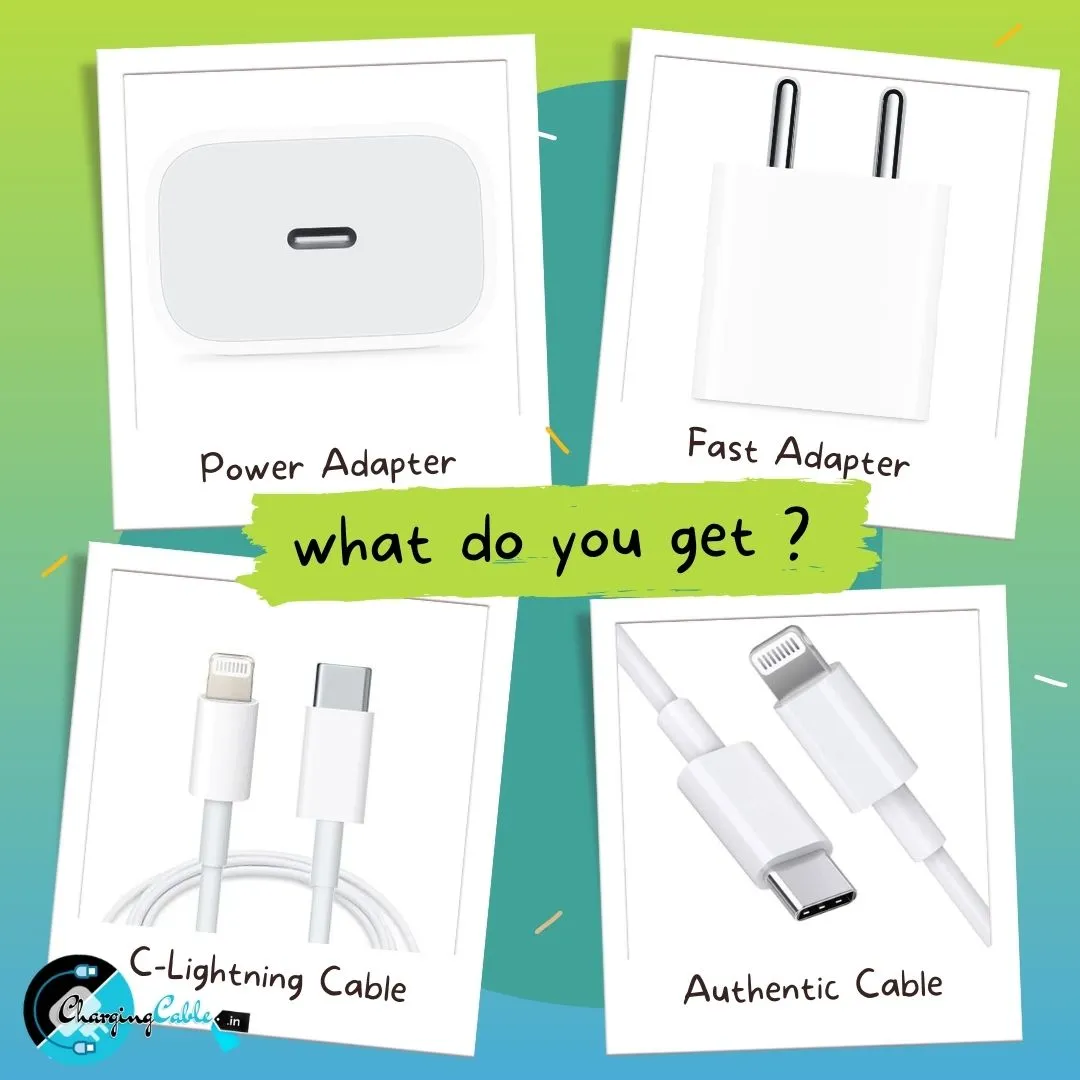 Apple iPhone 20W Usb Charger (Adapter With Cable)