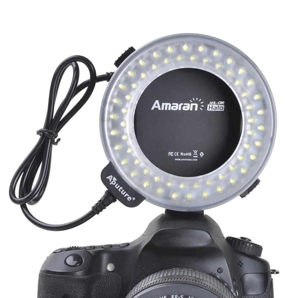 Aputure Amaran Halo AHL-C60 Canon LED Macro Ring Flash Light