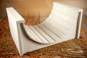 Arch Lounger - White