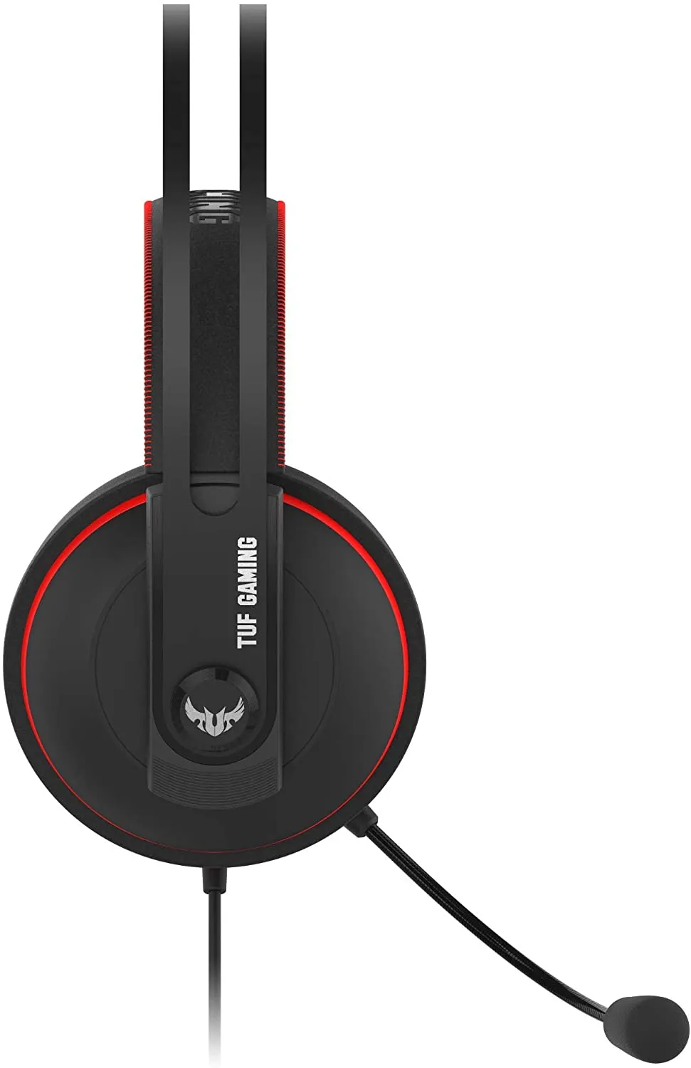 Asus TUF Gaming H7 PC and PS4 gaming headset with onboard 7.1 virtual surround and upgraded ear cushions for eyewear comfort - Red