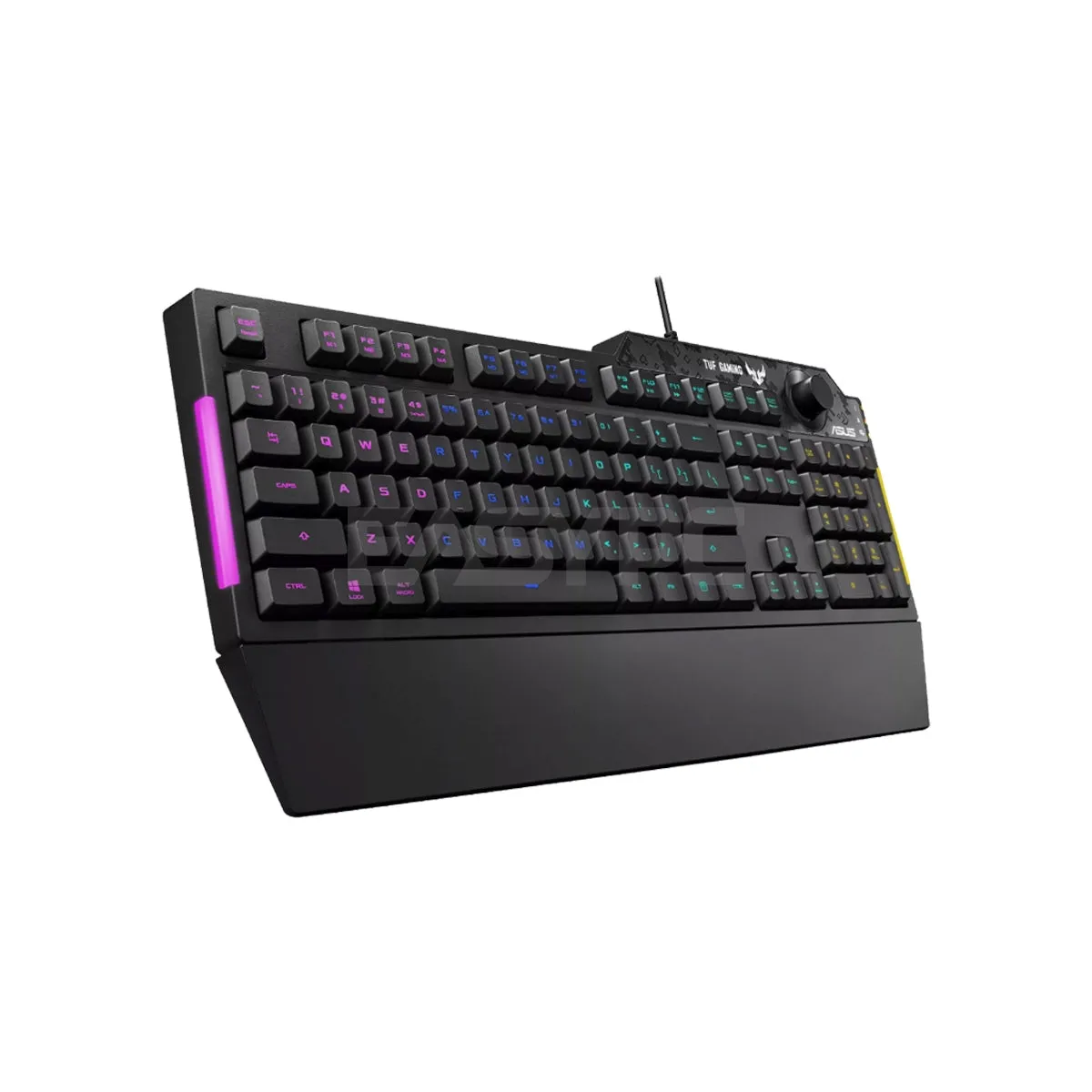 Asus TUF Gaming K1 Dynamic RGB lighting effects Detachable ergonomic wrist rest for extended comfort Gaming Keyboard