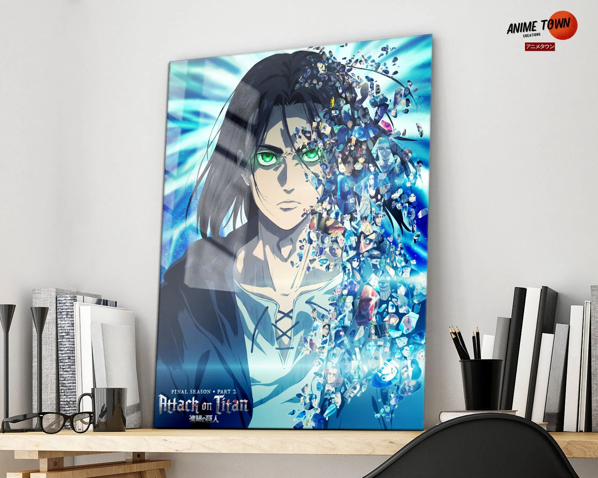 Attack on Titan The Final Season Part 2 Metal Poster