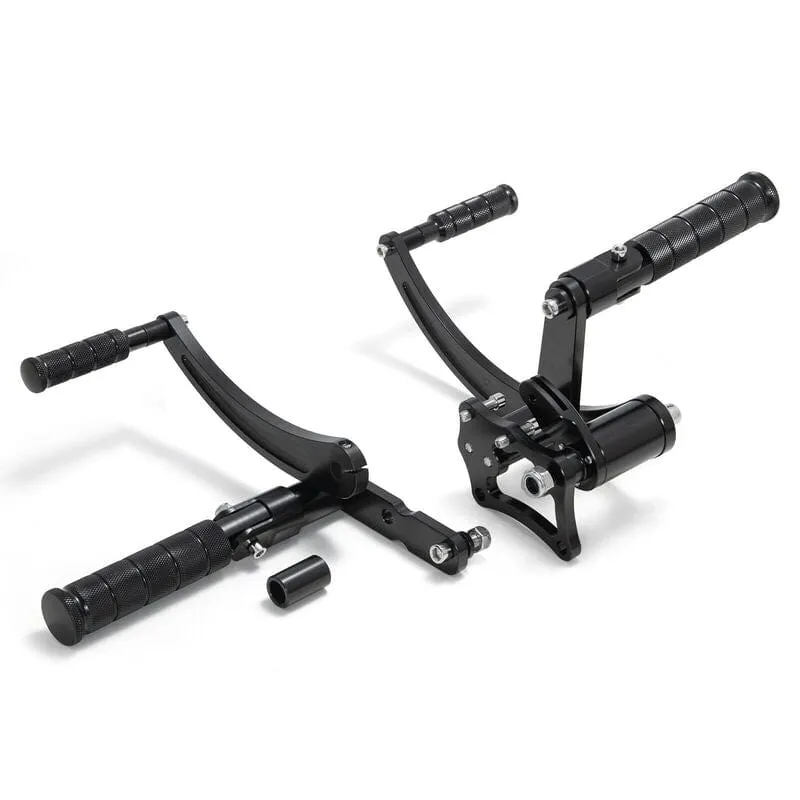 Attitude Inc Billet Forward Control kit, 4 in Forward, For Harley-Davidson Street Glide 2009-2020, Black, Kit