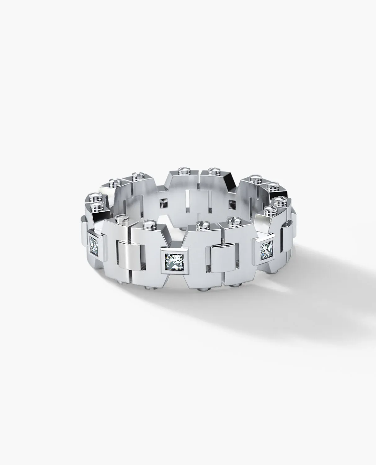 BAKER Gold Ring with 0.30ct Diamonds