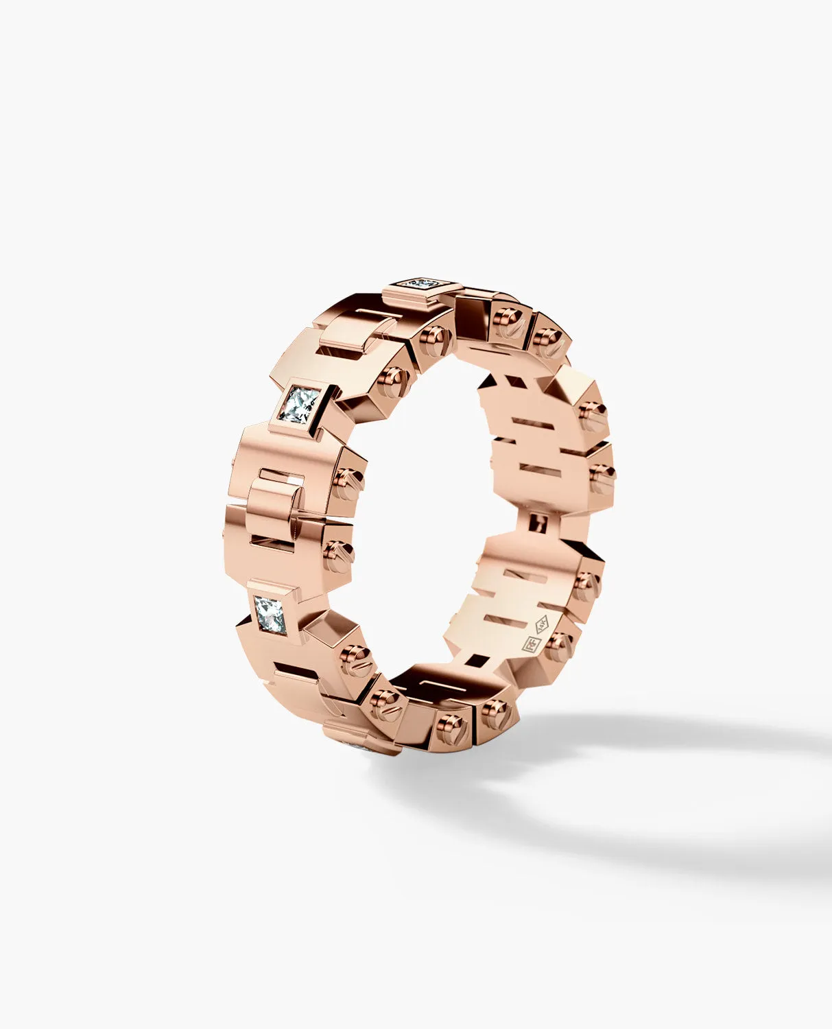 BAKER Gold Ring with 0.30ct Diamonds
