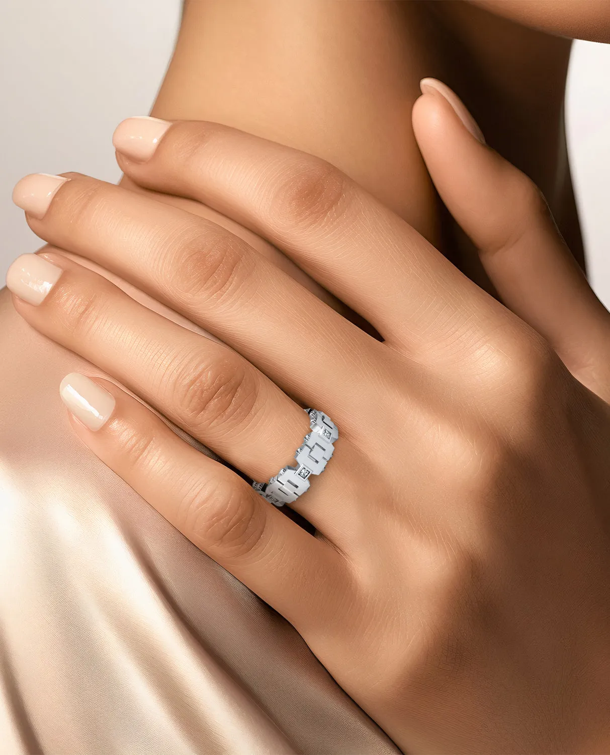 BAKER Gold Ring with 0.30ct Diamonds