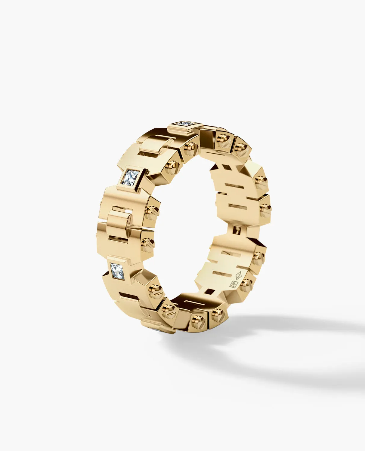 BAKER Gold Ring with 0.30ct Diamonds