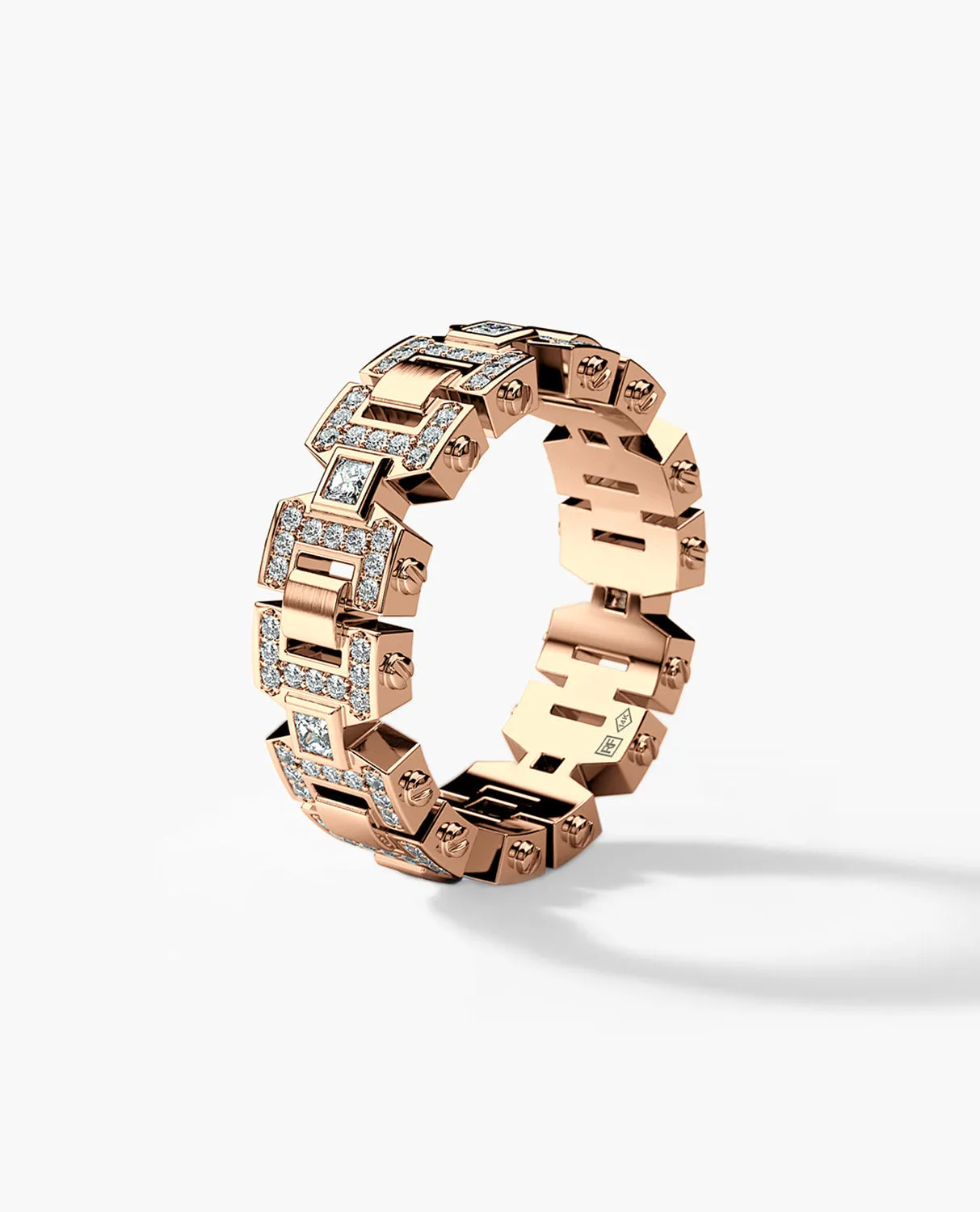 BAKER Gold Ring with 0.60ct Diamonds