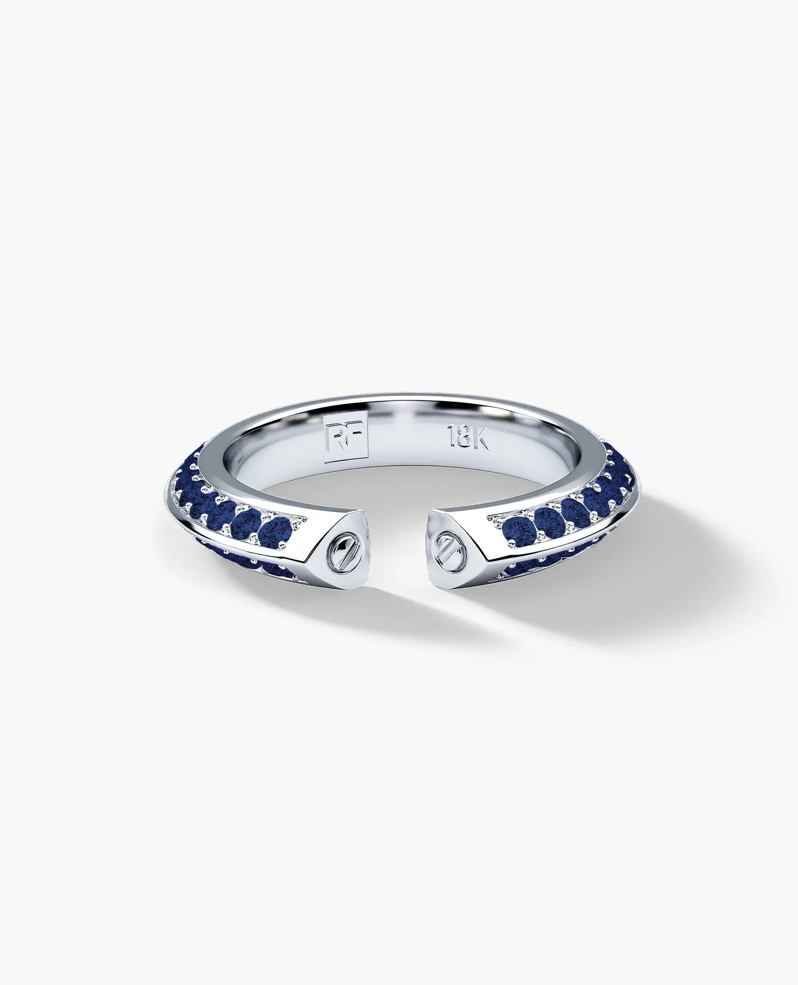 BASIN Gold Ring with 1.85ct Sapphires