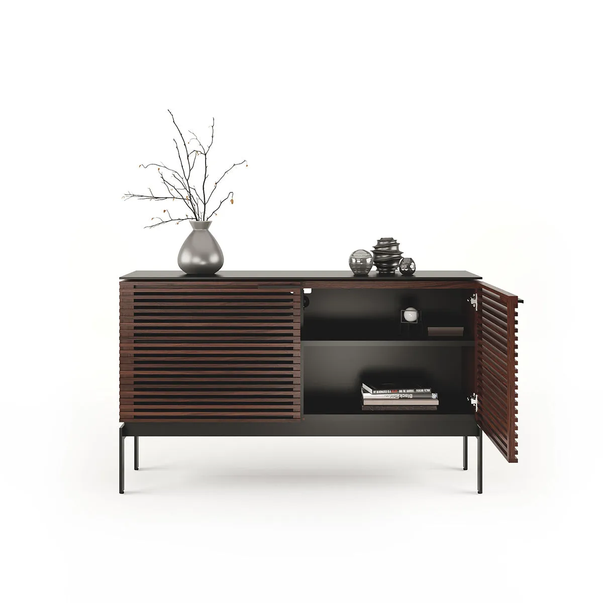 BDI Corridor SV 7128 Storage Cabinet (Chocolate Stained Walnut)