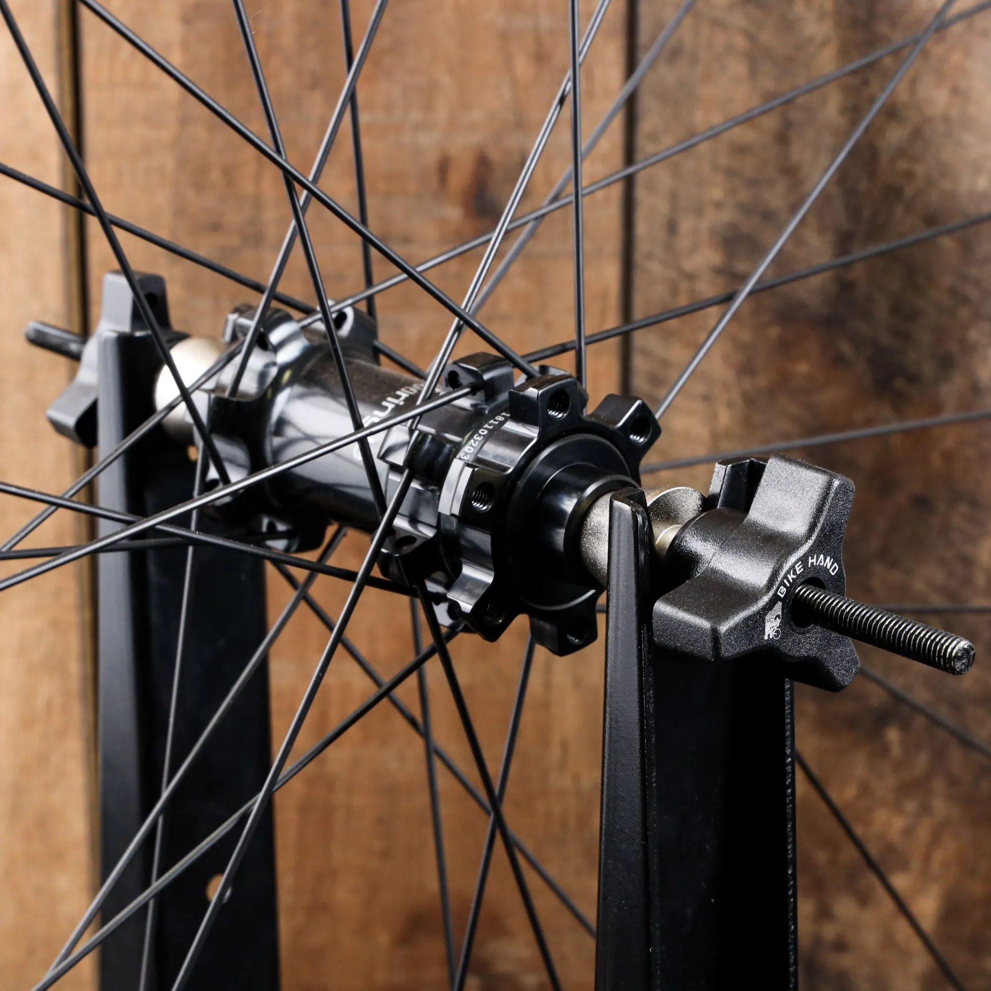 BikeHand Bike Wheel Truing Stand Thru Axle Adapter  - Great Adapter For All 12mm, 15mm, 20mm, 24mm Through Axles - Compatible with Park Tool Bicycle Truing Stand