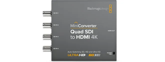 Blackmagic Mini Converter Quad SDI to HDMI 4K 2