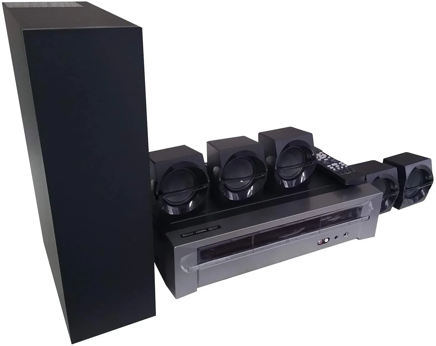 Blackweb 1000-watt 5.1 Channel Receiver Home Theater System with Bluetooth (BWA18SB003)