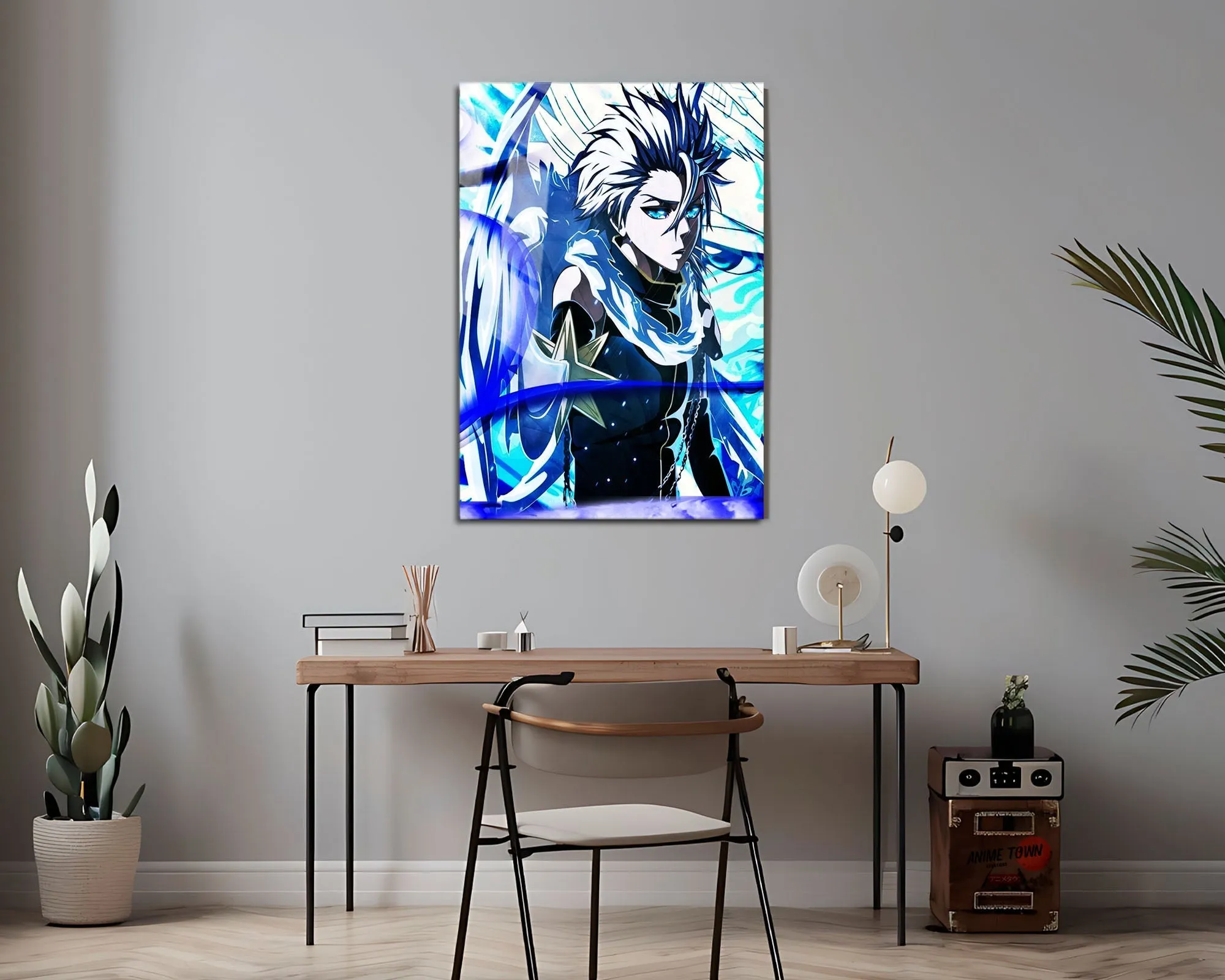 Bleach Hitsugaya Toshiro Bankai Metal Poster