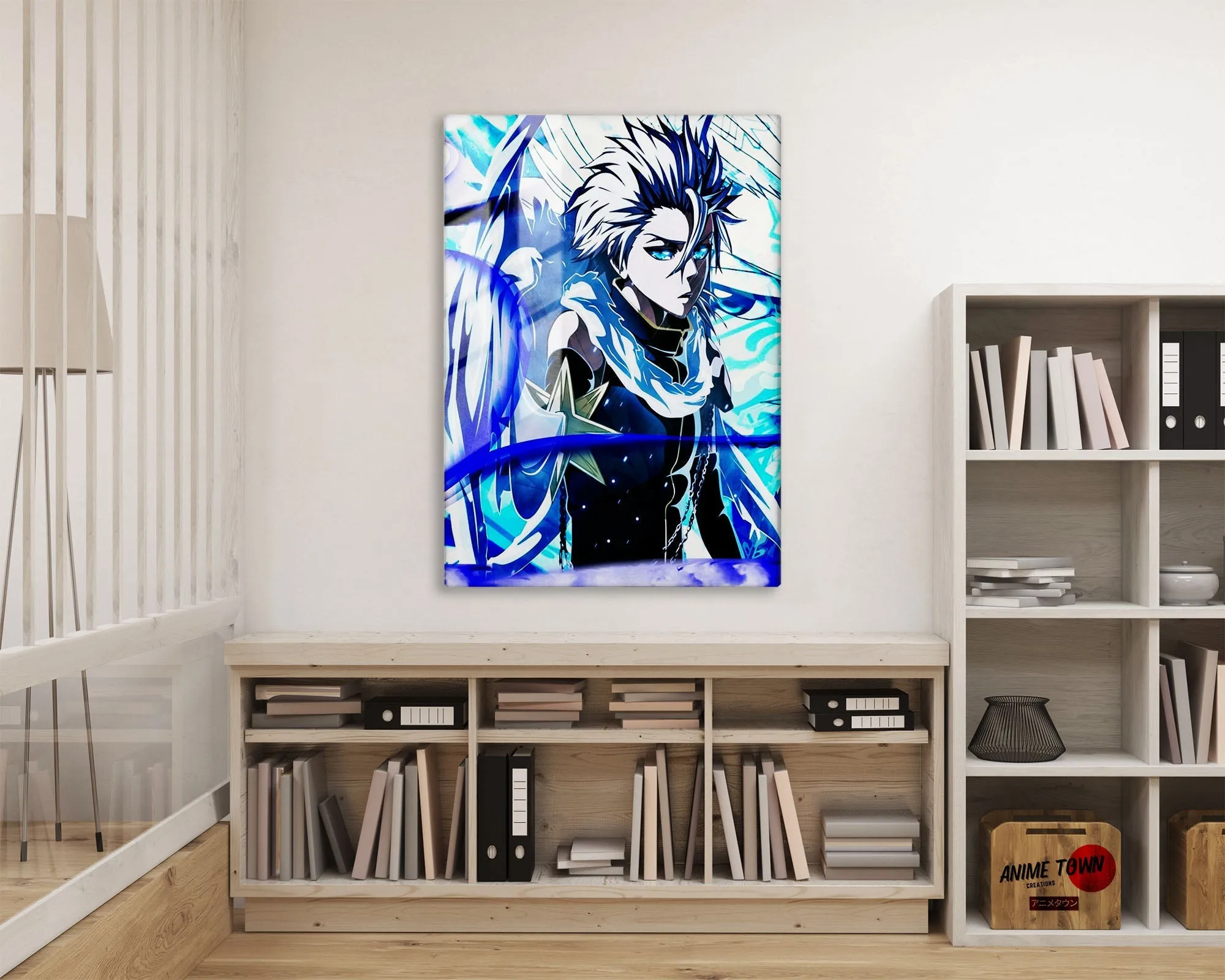 Bleach Hitsugaya Toshiro Bankai Metal Poster