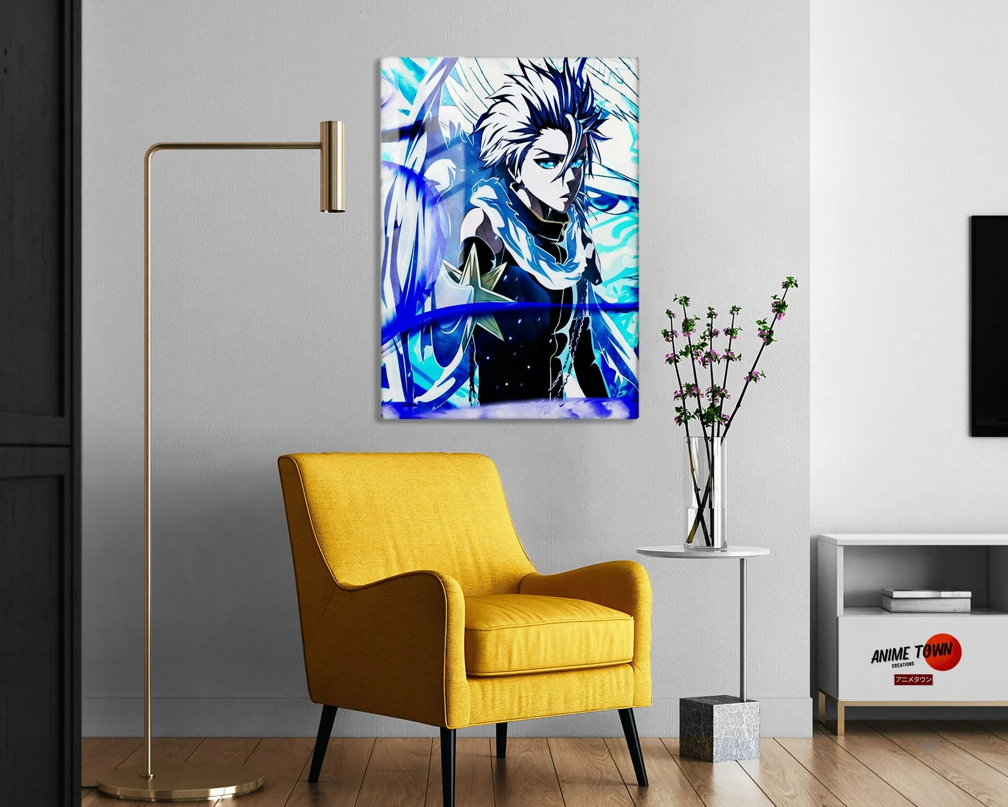 Bleach Hitsugaya Toshiro Bankai Metal Poster