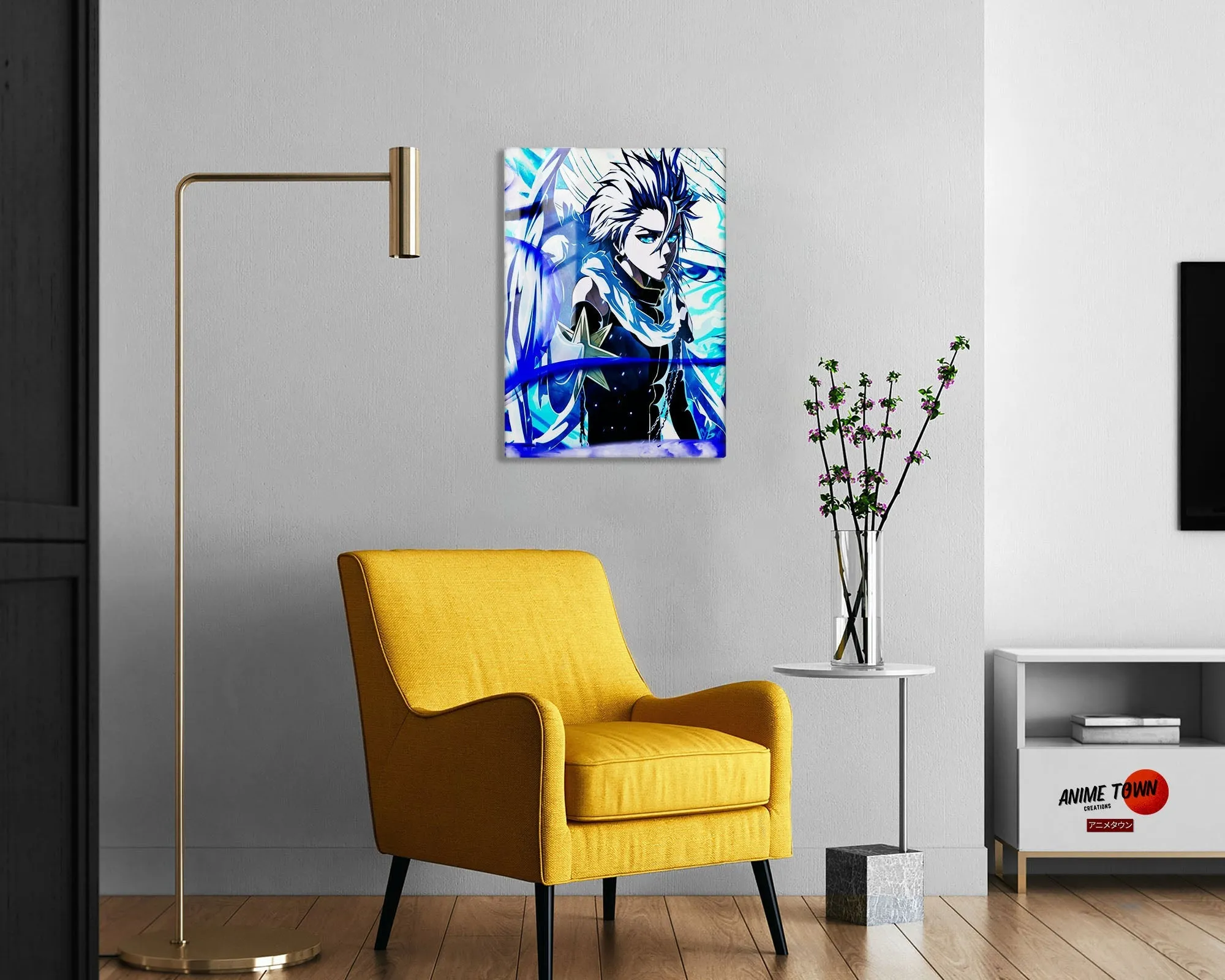 Bleach Hitsugaya Toshiro Bankai Metal Poster