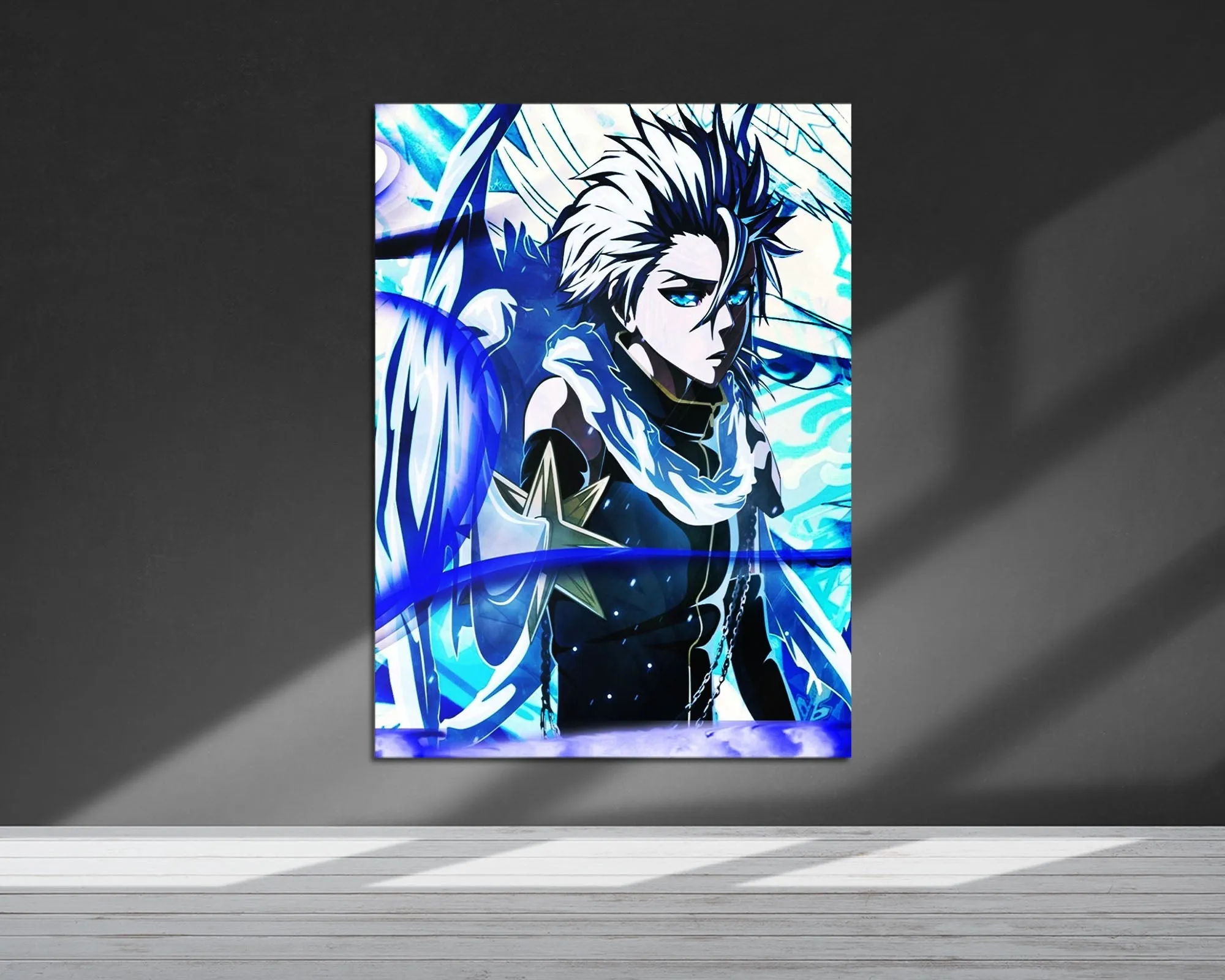Bleach Hitsugaya Toshiro Bankai Metal Poster