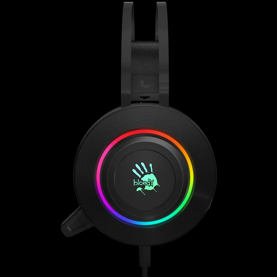 Bloody G521 Virtual 7.1 Surround Sound Gaming Headset - Black