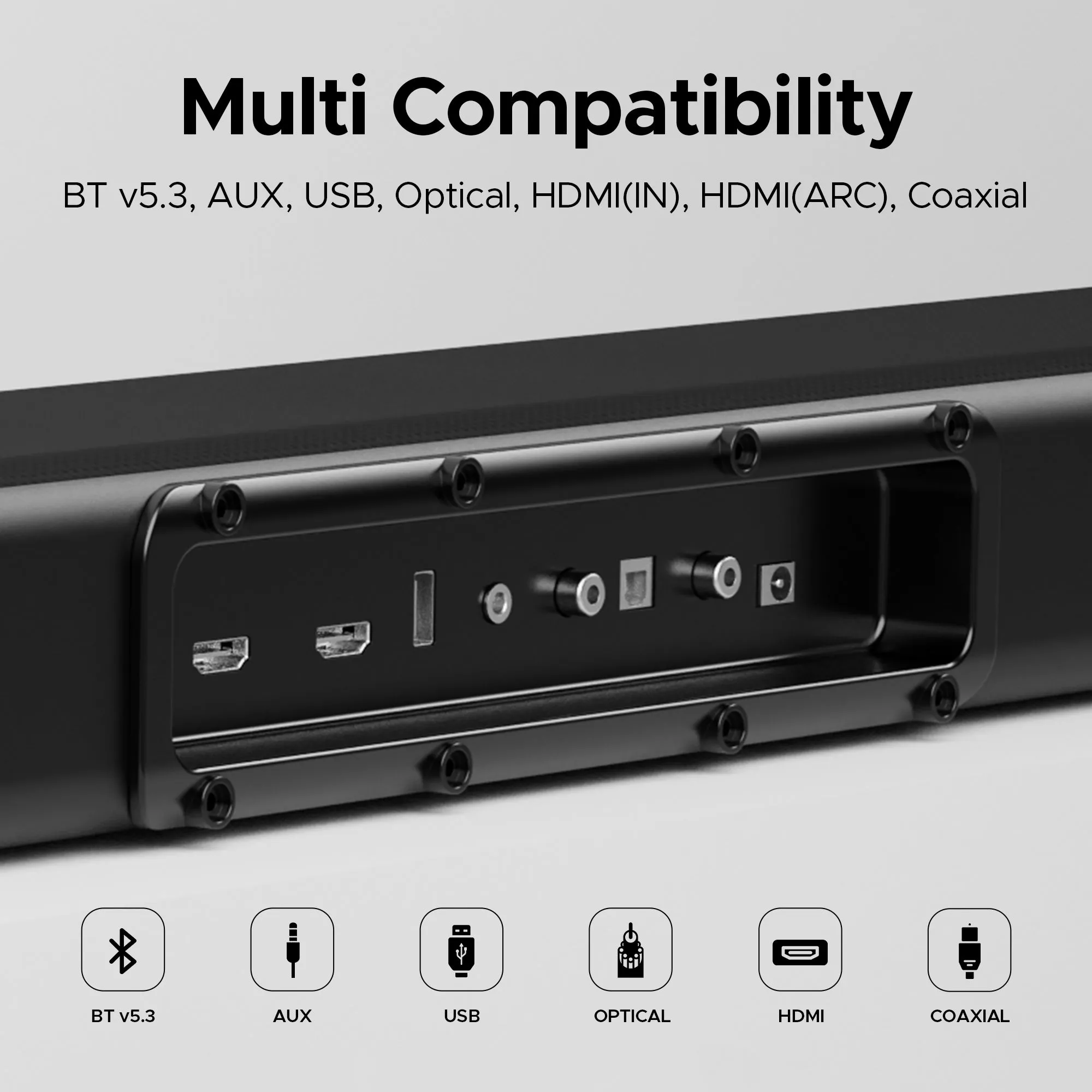 boAt Aavante Bar 4100DA | Soundbar with 300W RMS boAt Signature Sound, 3.1.2 Channel Surround Sound, Bluetooth v5.3
