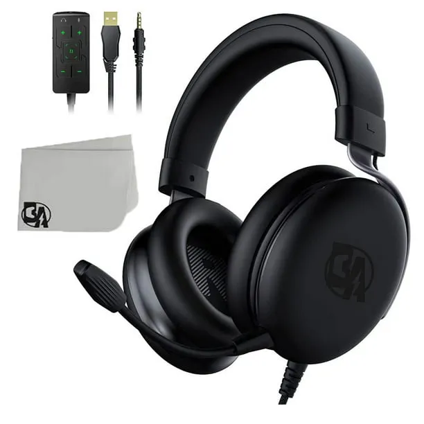 BOLT AXTION Gaming Headset with Microphone 7.1 Surround Sound Detachable Noise Canceling Mic